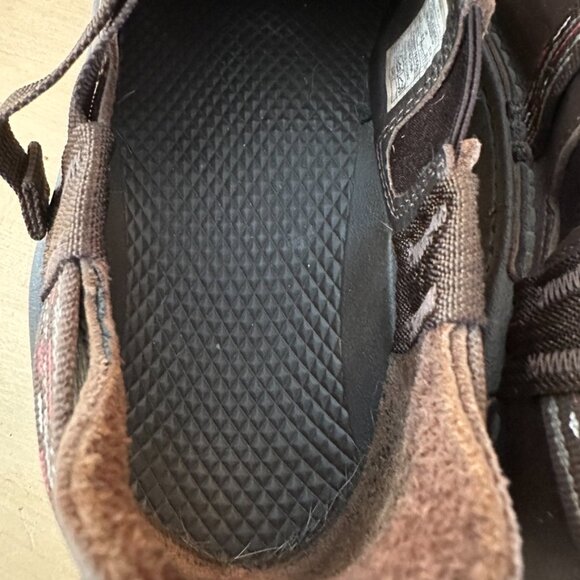 Chaco Ws slip-on shoes, sz 8.5, brown leather w/chaco strap - Picture 6 of 13